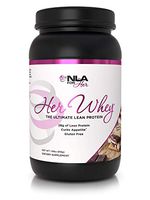 NLA for Her- Her Whey- Lean Whey Isolate Protein for Women-Added Amino Acids for Recovery, Builds Muscle, Curbs Appetite - 2.2 lb, 18 Servings (Hazlenut S'Mores)