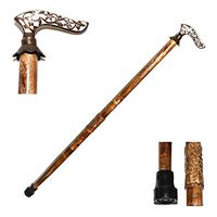 Nautical World Wood Arts Replica of Bat Masterson Brass Handle Walking Cane New Walking Stick, Affordable Gift Decorative Walking Cane Fashion Statement for Men/Women/Seniors/Grandparents! Item New Y
