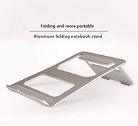 Adjustable Laptop Stand, Laptop Riser, Aluminum Notebook Holder Stand Compatible with Apple MacBook, Air, Pro, Dell XPS, HP, Samsung, Lenovo, More Laptops up to 17"