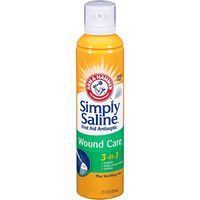 Arm & Hammer Simply Saline 3-in-1 Wound Care, 7.4 Ounces each (Value Pack of 2)