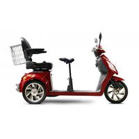 Two Passenger Senior Scooter Color: Red