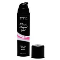 Passion Arousal Gel With L-Arginine for Women 1.7oz. Includes a Free Bottle of Adult Toy Cleaner