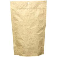 Kraft Mylar Stand Up Pouch 7.5"x11.5"x3.5", Pack of 100