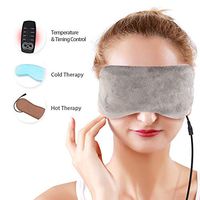 NEWGO®Dry Eye Mask USB Heated Eye Mask with Ice Pack, Electric Heating Eye Mask with Cooling Effect Cloth Backing for Eye Therapy, Light Blocking, Tired Eyes