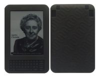 iShoppingdeals - for Amazon Kindle Wireless Reading Device 3G WiFi BlackSilicone Skin Cover Case + Screen Protector Guard