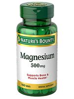 Nature's Bounty Magnesium Oxide 500mg, 100 Tablets
