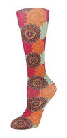 Cutieful 'Knee High Compression Socks 8-15 mmHg' Footwear (Bohemian, Women's Shoe Sizes 5-11)