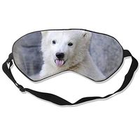 XJOFKJTI Baby Polar Bears Sleep Mask Women & Men with Adjustable Straps Sleeping 8.26" X 3.54" Eye Masks Lightweight and Comfortable Night Cover for Kids Girls,Sleep Mask