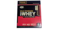 Gold standard 100% Whey Protein Chocolate 24g Per Pk (12 individuals pkgs)