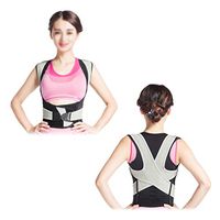 Vankcp Posture Corrector for Women Men Kids, Adjustable Back Brace Posture Corrector for Teenagers Upper Back Straightener Support to Improve Slouch, Prevent Humpback, Relieve Back Pain (XS)