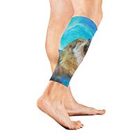 Calf Guard Sleeves Cool Wolf Wolves Animal Sports Calves Guards Sleeves for Running, Basketball, Baseball, Football