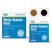 MQ 28ct Motion Sickness Patch for Car and Boat Rides, Cruise and Airplane Trips - Relieves Nausea, Dizziness & Vomiting from Seasickness, Fast Acting and No Side Effects