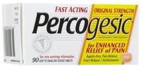 Percogesic Aspirin-Free Pain Reliever Tablets-90ct (Quantity of 4)