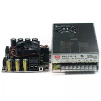 2 X 300W Class D Audio Amplifier TAS5630 w Mean Well 36V 350W Power Supply