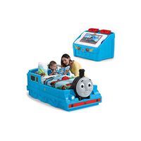 EU Thomas The Tank Engine Toddler Bed & Toy Box Bundle