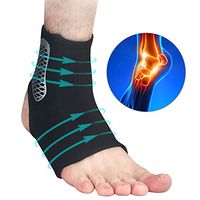 Ankle Brace Support Compression Sleeve Sock Foot Support Wrap Elastic Breathable Ankle Sleeves for Men Women Plantar Fasciitis Foot Pain Relief Injury Recovery