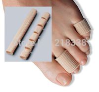 Fabric+gel Cushion Corns/calluses,protect Hallux Valgus/bunion Gel Tube Feet Care Insoles