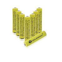 GEILIENERGY NiCd AAA 1.2V 600mAh Triple A Rechargeable Batteries for Solar Light Solar Lamp Garden Light(8 PCS)