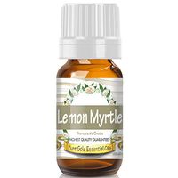 Pure Gold Lemon Myrtle Essential Oil, 100% Natural & Undiluted, 10ml