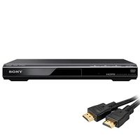 Sony Ultra Slim Upscaling DVPSR510H DVD Player; With FREE Xtreme 6' High Speed HDMI Cable