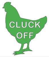 Home Grown Claremore Cluck Off - Vinyl Decal Sticker - Multiple Colors - 4.7" Width X 5.5" Height (Green)