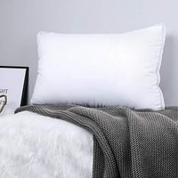 AOOU Bed Pillows for Sleeping Ergonomic Pillow for Relieving Neck Back Pain Breathable White Hotel Pillow