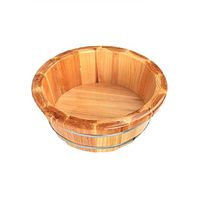 Thicken Wooden Tub Foot Tub,Solid Wood Foot Soaking Barrel，Wooden Wash Basin Wooden Foot Bath Barrel, Chinese Fir