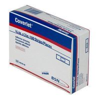 Bsn Dressing Adhesive 3/4x3in Strl Coverlet Strip 1200's