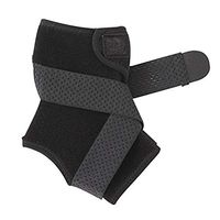 Phiten Titanium Ankle Brace, Black, Large