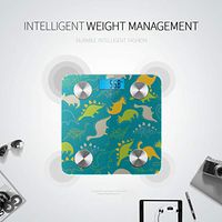 Bluetooth Scales for Body Weight Cartoon Cute Kinderg Arten Children Scales Weight Body Fat Composition Monitor Analyzer with Smartphone App for Body Management-396 Lbs