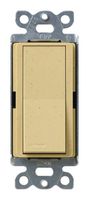 Lutron Claro On/Off Switch, 15-Amp, Single-Pole, SC-1PS-GS, Goldstone
