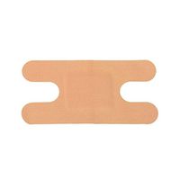 Dealmed Fabric Knuckle Adhesive Bandages, Sterile with Non-Stick Pad, 1 1/2" x 3", 100 Count