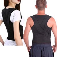 Comfort Back Brace, Breathable Posture for Kids Men and Women, Full Back Support Belt to Correct Hunchback, Relieve Back Pain (M)