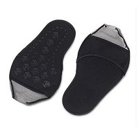 EUBUY Thick Soft Half Sole Cushion Invisible Anti Slip High Heel Sandals Insoles Pads Forefoot Care Shoe Insole Foot Petals (F, Black)