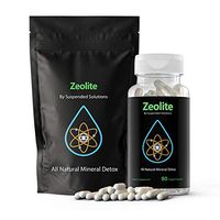 Suspended Solutions - Zeolite Clinoptilolite - 7 Capsules - Responsibly Mined - All Natural Mineral Detox Removes Chemicals Safely and Effectively - Restores Gut Health and Boosts Immunity