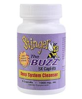 10 Pack - Stinger the Buzz Detox Cleanser 5x Caplets with Free Im Baked Bro and Doob Tubes Sticker
