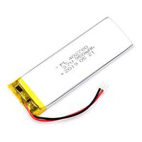AKZYTUE 3.7V 950mAh 402780 Lipo Battery Rechargeable Lithium Polymer ion Battery Pack with JST Connector