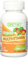 Deva Vegan Multivitamin & Mineral One Daily 90 Tablets