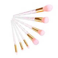 RNTOP 7PC Makeup Brushes Horse Hair Eyeshadow Cosmetic Foundation Makeup Brushes (D)
