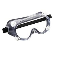 NEWHE 1PC Clear Safety Goggles — No-Slip Grips Protective Glasses — Safety Eyewear with Anti Fog Scratch Resistant Wrap for Adult Chemistry,Medical,Laboratory,Virus (1)