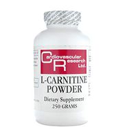 Cardiovascular Research L-carnitine Powder, White, 250 Gram