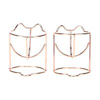 Putars Woman 2PCS Portable Multifunction Makeup Beauty Egg Powder Puff Sponge Display Stand Drying Holder Rack