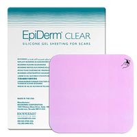 Epi-derm Standard Sheet - 4.7 x 5.7 in - (Clear) Silicone Scar Sheets from Biodermis