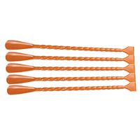 SUPVOX Plastic Shoe Horn Back Scratcher 2 in 1 Backscratcher Shoehorn Lift Combo 4Pcs (Brown)