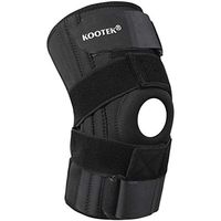 Kooetek 4 Springs Knee Brace Support, Patella Brace for Arthritis, ACL, LCL, MCL, Meniscus Tear Tendonitis Joint Pain Relief Injury Recovery Dual Side Stabilizers Athletic Compression, Neoprene (XL)
