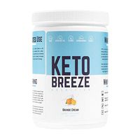 Keto Breeze: Exogenous Ketones | BHB Salts + Ashwaghanda + Avocado Oil | Ketogenic Weight Loss | Increase Energy & Focus - 15 Servings