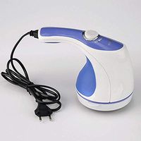 QiXian Shiatsu Massager in The Office Family Car Electric Massager Neck Shoulder Waist Leg Massager Infrared Heating Pain Relief Therapy Massage Blue,Blue,One Size