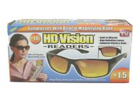 HD Vision Readers- BiFocal Sunglasses, Black 1.5