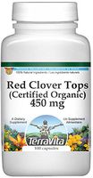Red Clover Tops (Certified Organic) - 450 mg (100 Capsules, ZIN: 518674) - 3 Pack