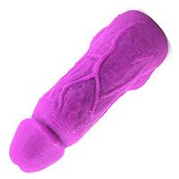 HYLHYL3-F 27.5CM Purple Sòft Vivid Wáterpròòf Cáre áutò Pòwerful Sucker Wánd Tòys Waterproof Stráp-òn, Long Suctǐòn Hánds Wòmen